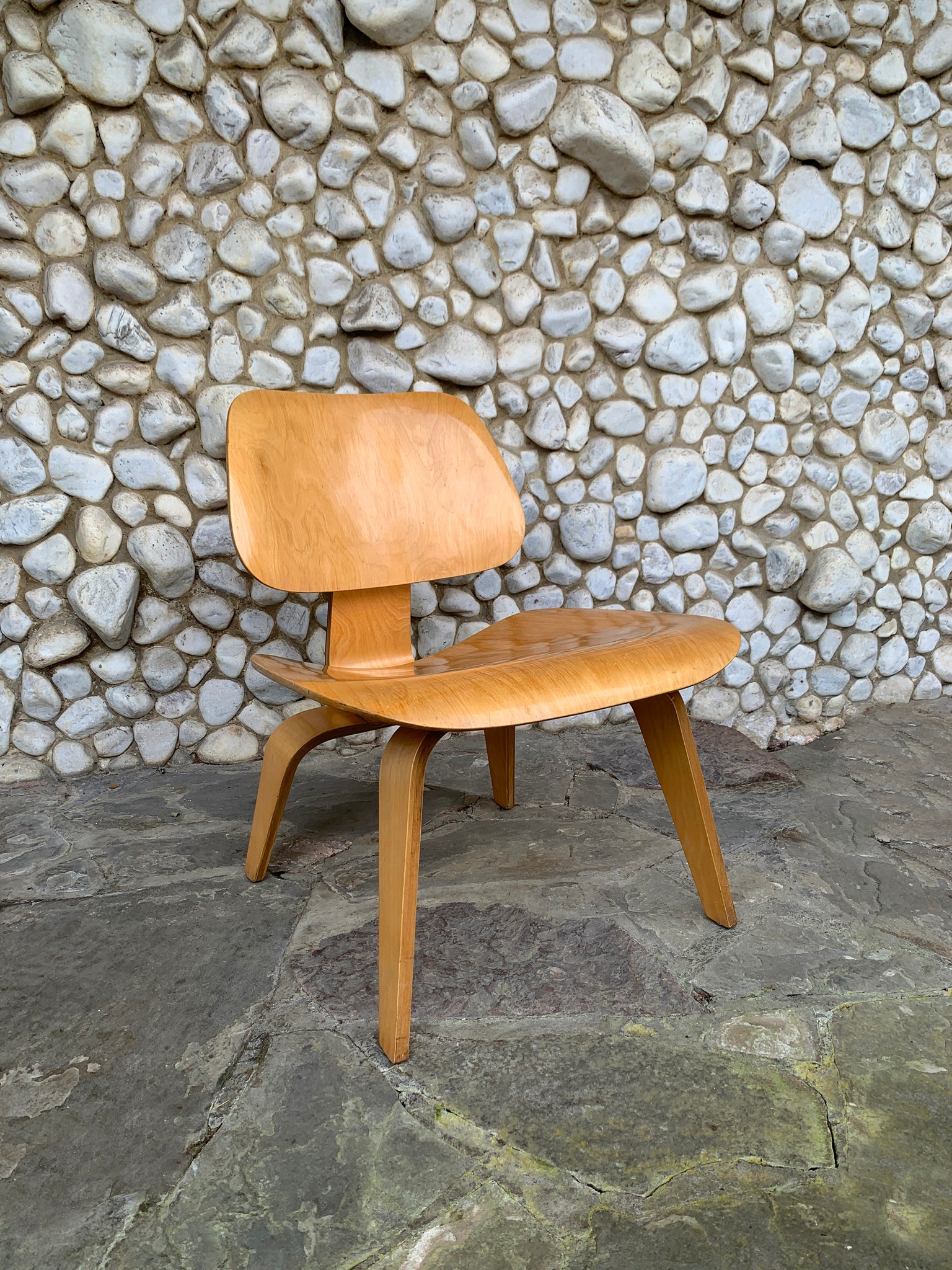 LCW Lounge Chair in Birch by Charles & Ray Eames for Herman Miller, 1950s