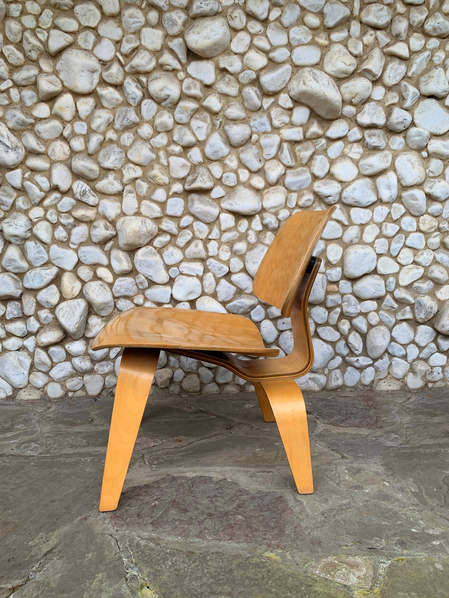 LCW Lounge Chair in Birch by Charles & Ray Eames for Herman Miller, 1950s