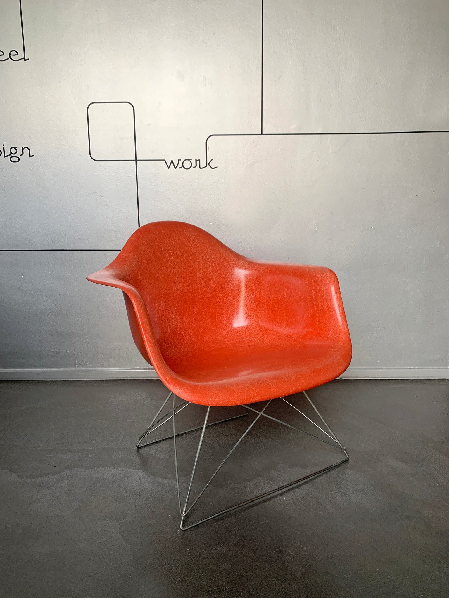 LAR Cats Cradle Chair by Charles & Ray Eames Armchair for Herman Miller, 1950s