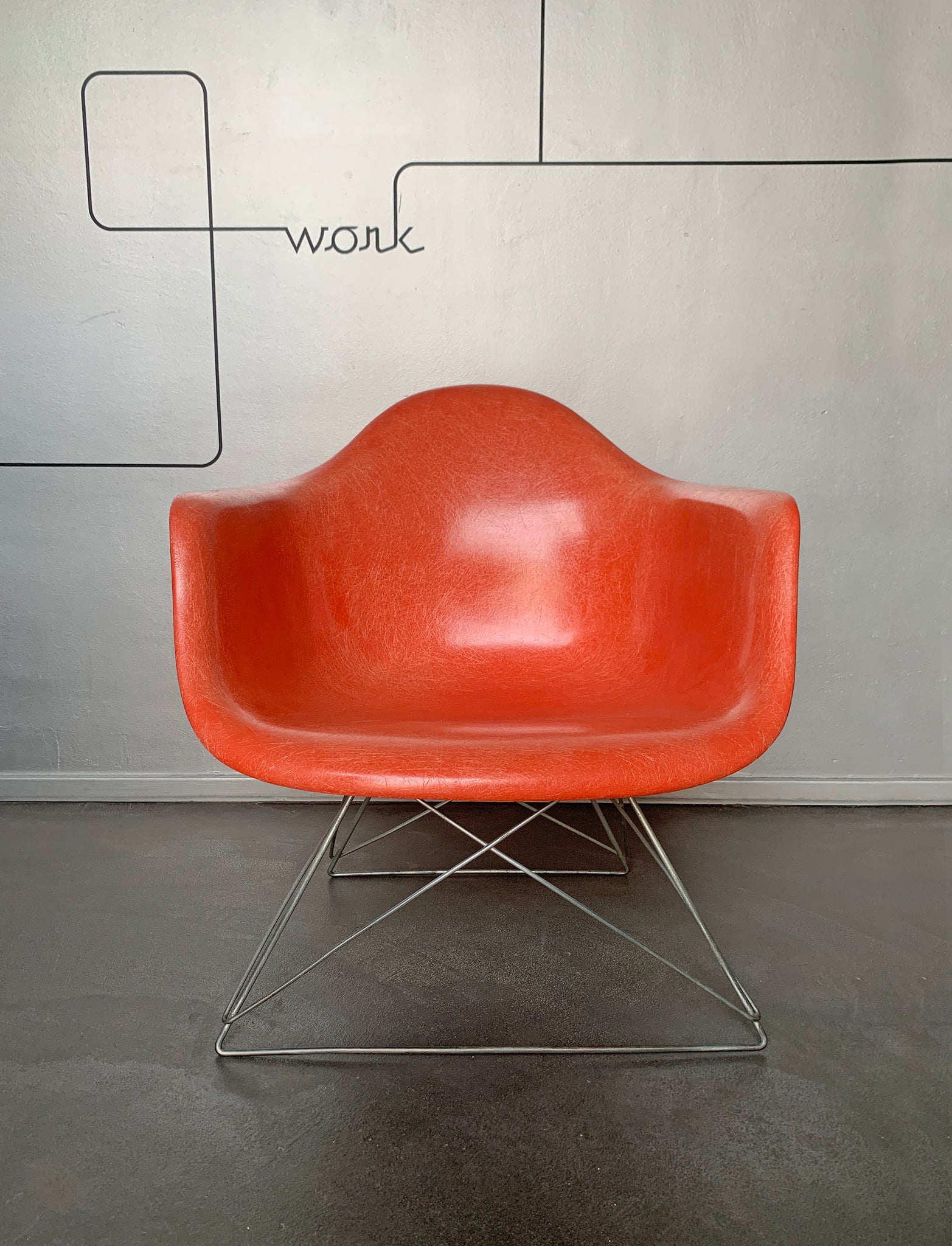 LAR Cats Cradle Chair by Charles & Ray Eames Armchair for Herman Miller, 1950s