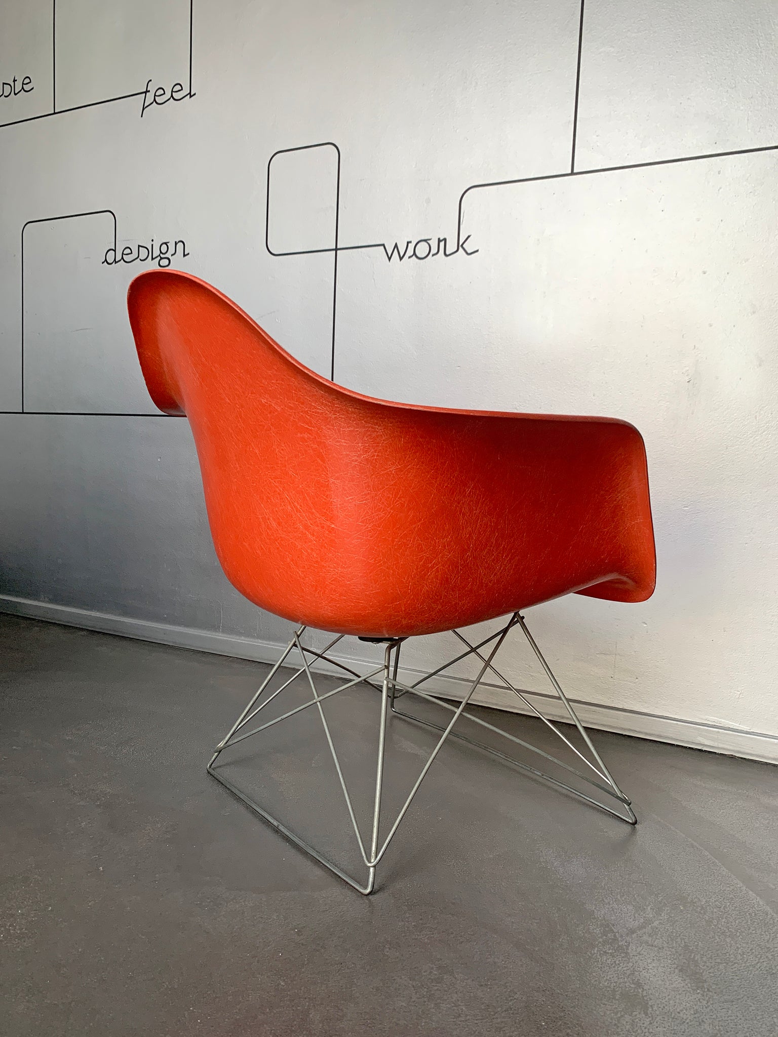 LAR Cats Cradle Chair by Charles & Ray Eames Armchair for Herman Miller, 1950s