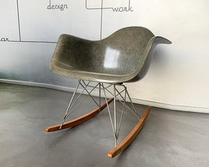 RAR Rocking Chair by Charles & Ray Eames for Herman Miller original base, 1950s