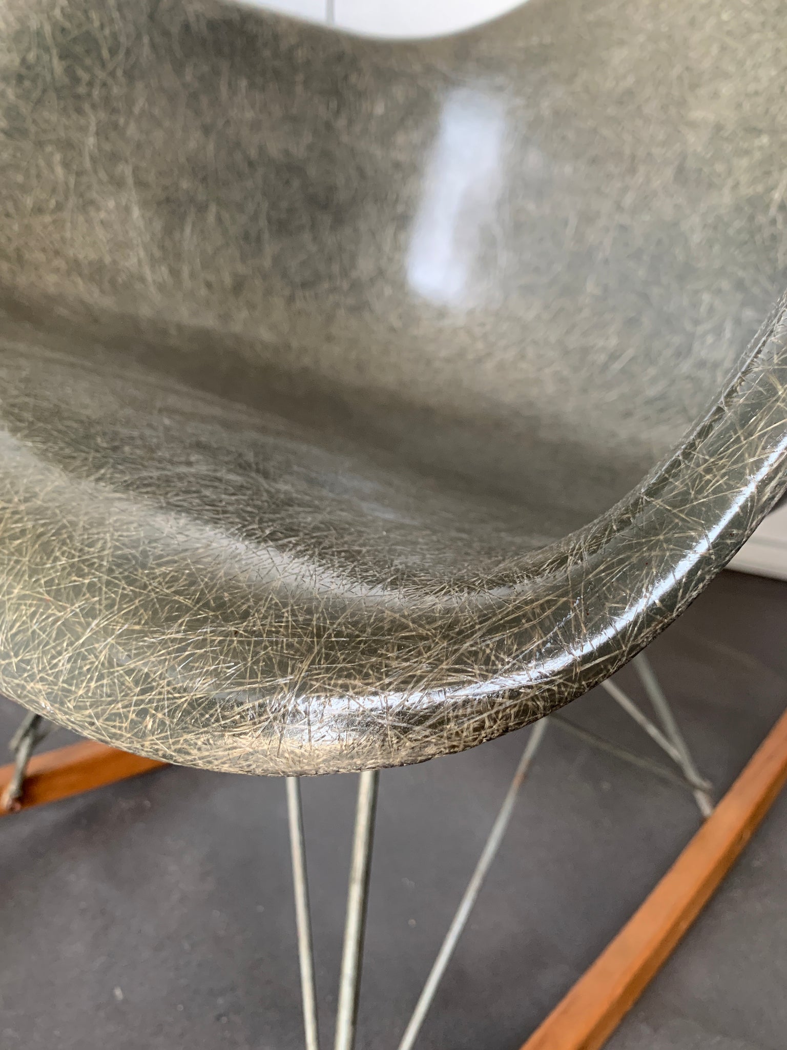 RAR Rocking Chair by Charles & Ray Eames for Herman Miller original base, 1950s