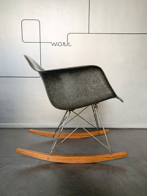 RAR Rocking Chair by Charles & Ray Eames for Herman Miller original base, 1950s