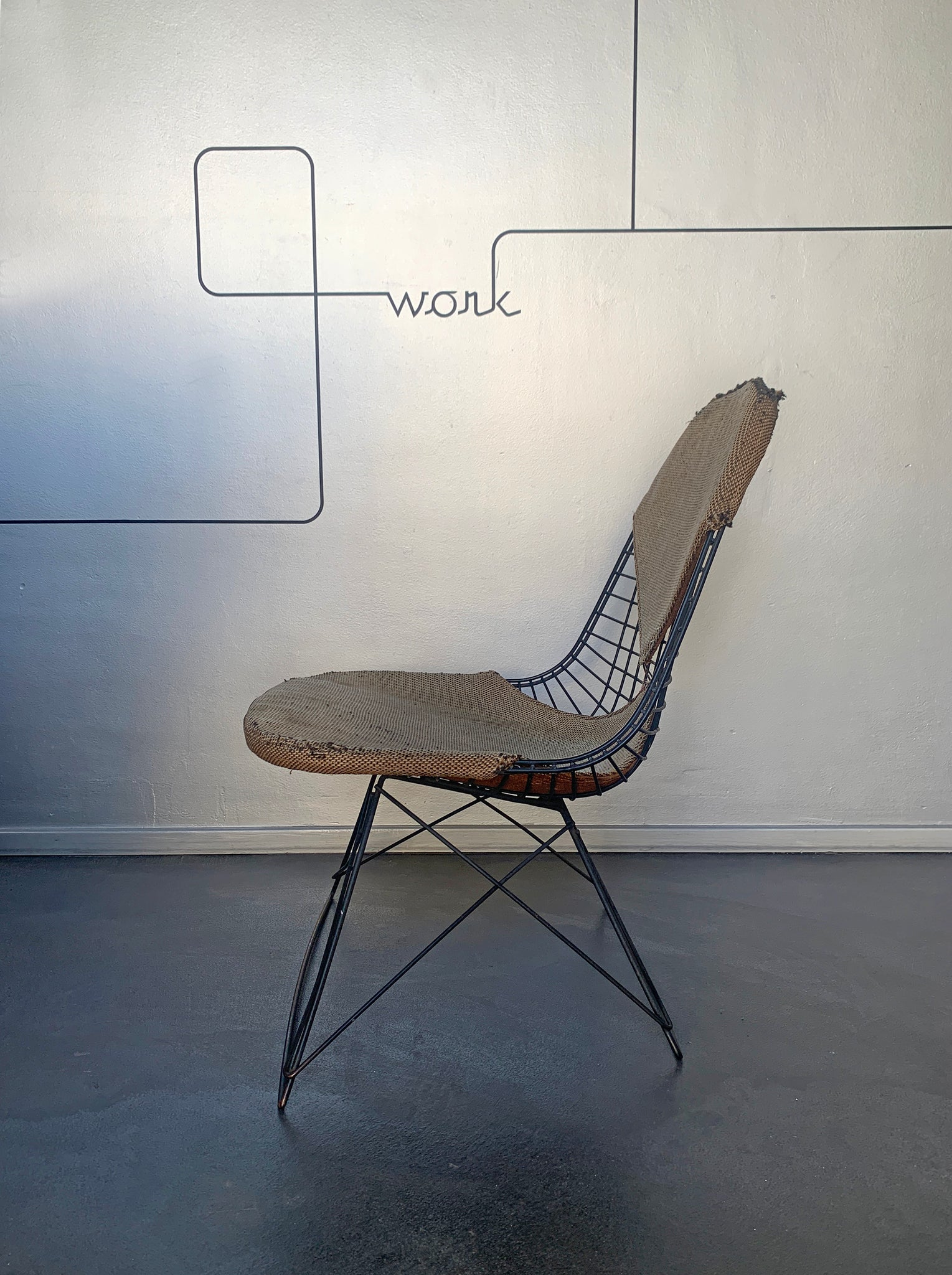 LKR cats cradle chair Charles & Ray Eames / Alexander Girard Bikini Herman Miller 1953