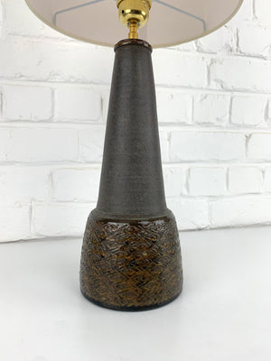 Danish Modernist Ceramic Table Lamp, Stoneware, Nils Kähler for HAK Denmark 1960