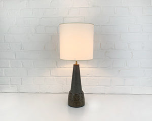 Danish Modernist Ceramic Table Lamp, Stoneware, Nils Kähler for HAK Denmark 1960