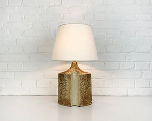 Big Danish Søholm Stentøj ceramic table lamp, glazed stoneware by Haico Nitzsche