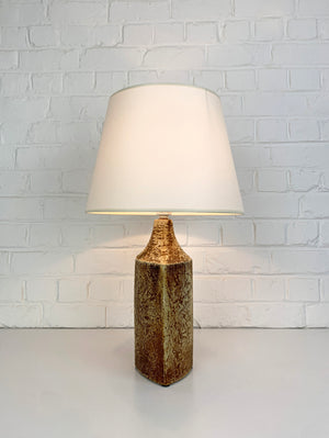 Big Danish Søholm Stentøj ceramic table lamp, glazed stoneware by Haico Nitzsche