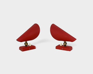 Mid-Century Wall Lights Erik Warna for EWA, Sweden, 1950s, set of 2