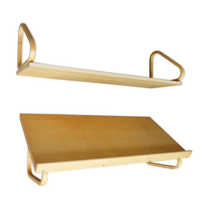 Alvar Aalto book Shelves A112 by Artek, Finland, Set of 2