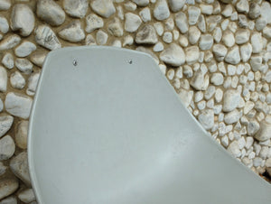 Grey coquillage chair by Pierre Guariche for Meurop 1960s