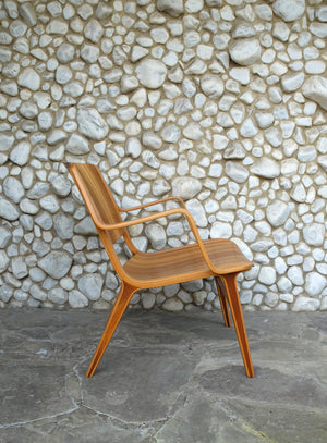 AX Teak Lounge Chair by Peter Hvidt &amp; Orla Mølgaard-Nielsen for Fritz Hansen, 1960s