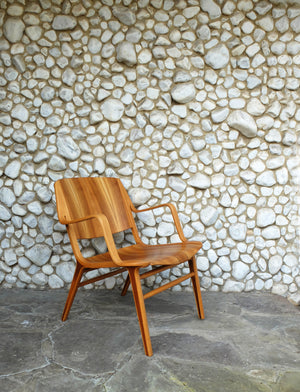 AX Teak Lounge Chair by Peter Hvidt &amp; Orla Mølgaard-Nielsen for Fritz Hansen, 1960s