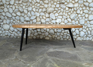 Low Modernist table in the style of Charlotte Perriand