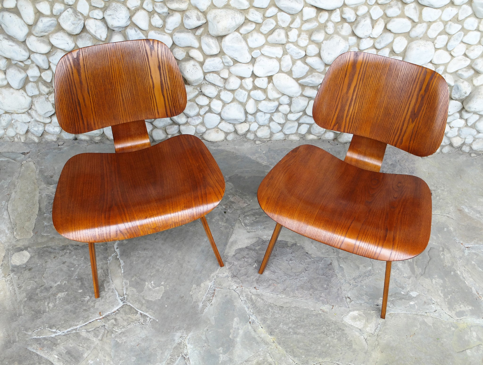 Pair of LCW Lounge Chairs by Charles & Ray Eames for Evans Plywood / Herman Miller, 1940s