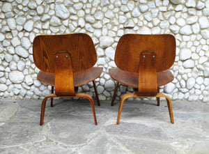 Pair of LCW Lounge Chairs by Charles & Ray Eames for Evans Plywood / Herman Miller, 1940s