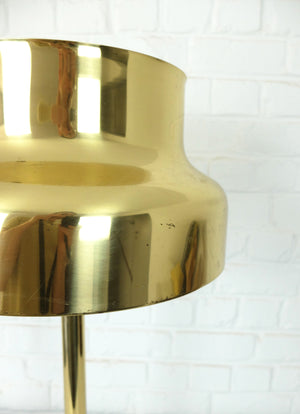 Bumling Brass & Leather Table Lamp by Anders Pehrson for Ateljé Lyktan, 1960s