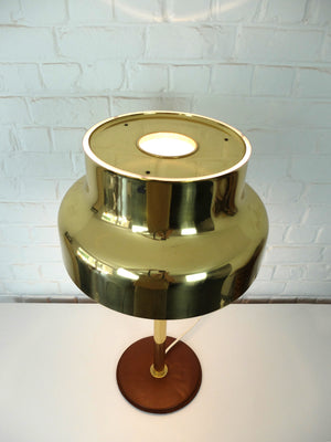 Bumling Brass & Leather Table Lamp by Anders Pehrson for Ateljé Lyktan, 1960s