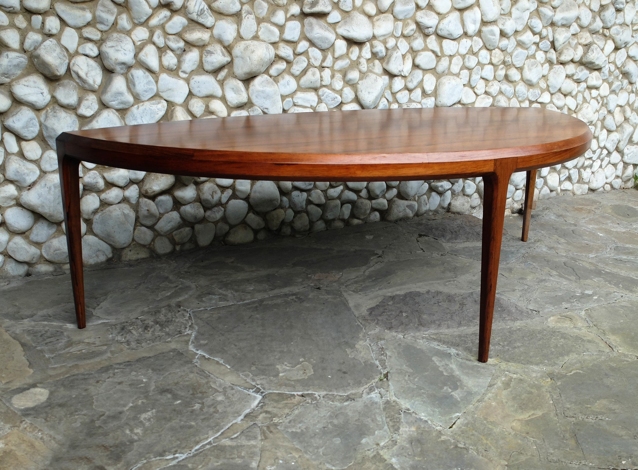 Scandinavian Coffee Table in Rosewood by Johannes Andersen for C. F. Christensen Silkeborg, Denmark, 1960s