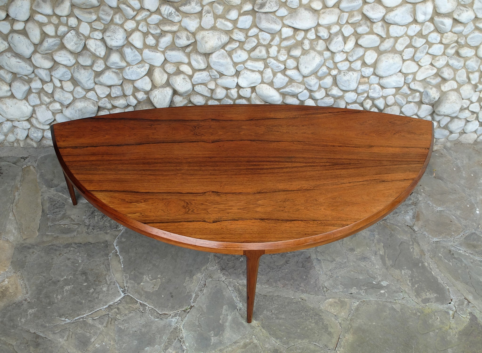 Scandinavian Coffee Table in Rosewood by Johannes Andersen for C. F. Christensen Silkeborg, Denmark, 1960s