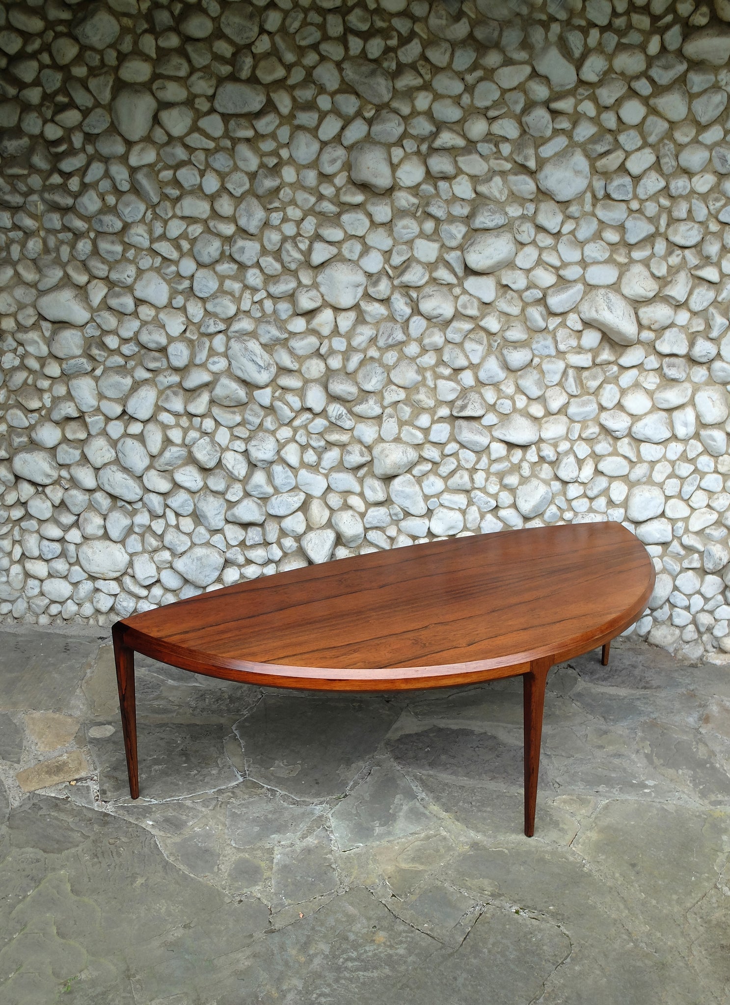 Scandinavian Coffee Table in Rosewood by Johannes Andersen for C. F. Christensen Silkeborg, Denmark, 1960s