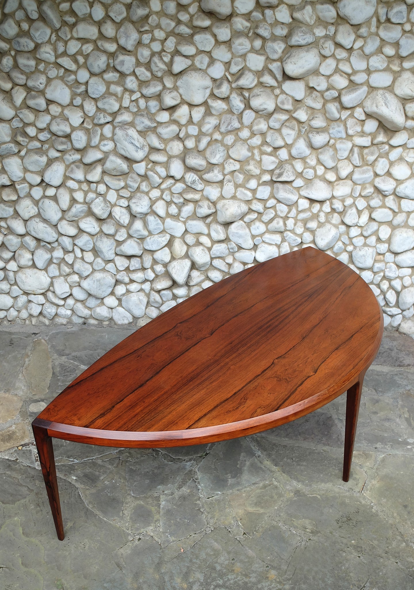 Scandinavian Coffee Table in Rosewood by Johannes Andersen for C. F. Christensen Silkeborg, Denmark, 1960s