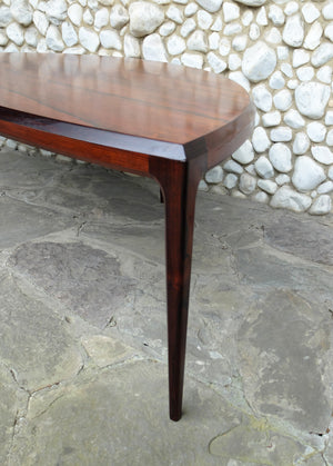 Scandinavian Coffee Table in Rosewood by Johannes Andersen for C. F. Christensen Silkeborg, Denmark, 1960s