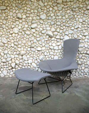 Bird Lounge Chair and Ottoman, Harry Bertoia for Knoll International