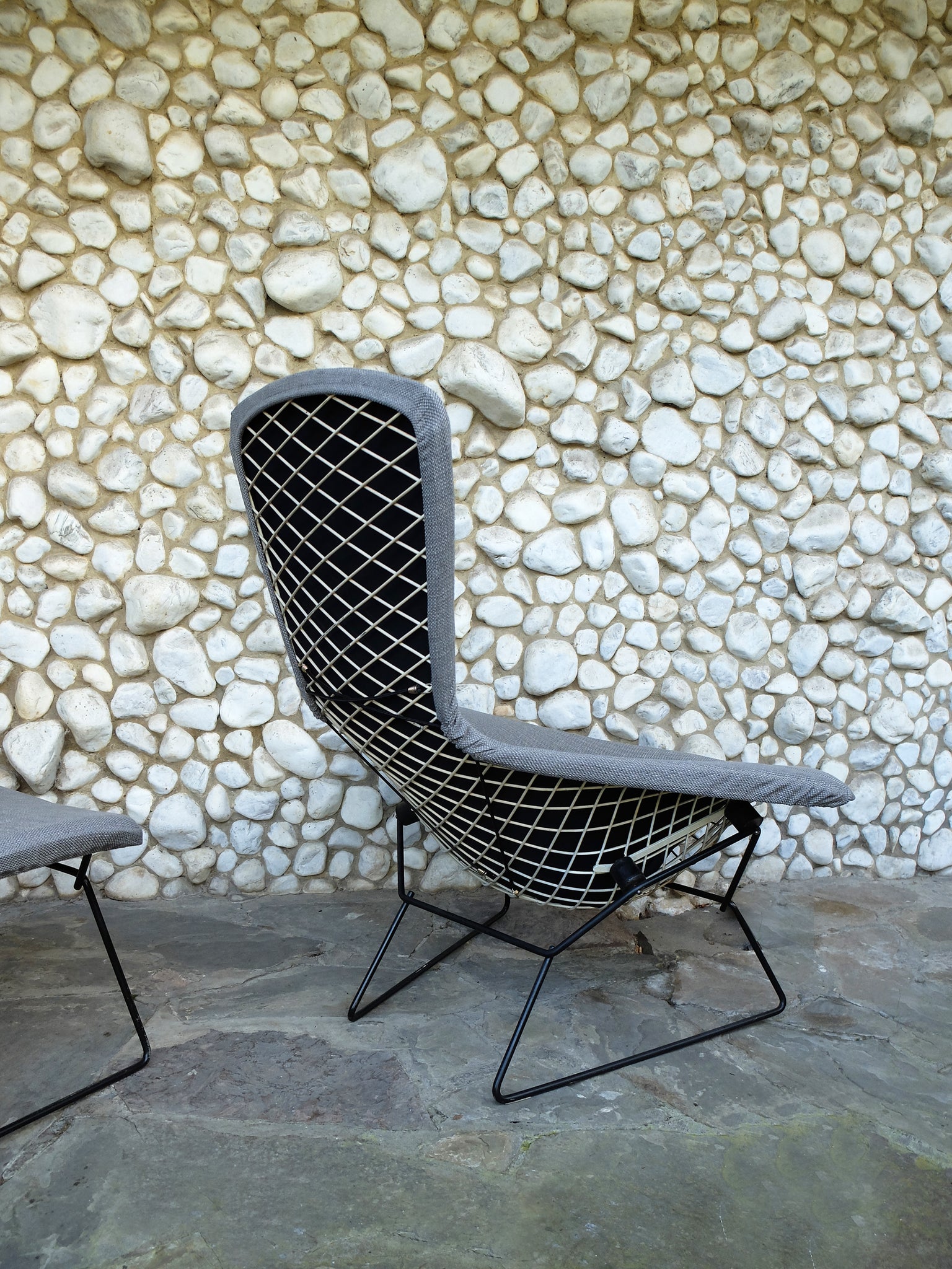 Bird Lounge Chair and Ottoman, Harry Bertoia for Knoll International