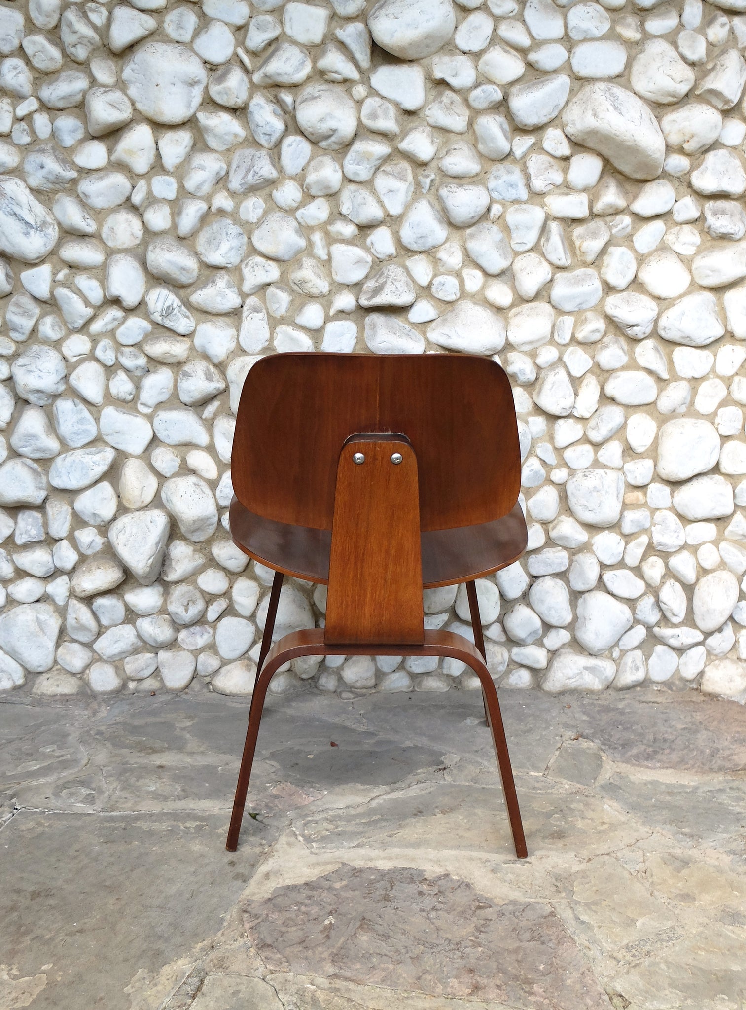 Walnut DCW Chair by Charles & Ray Eames for Herman Miller, 1952