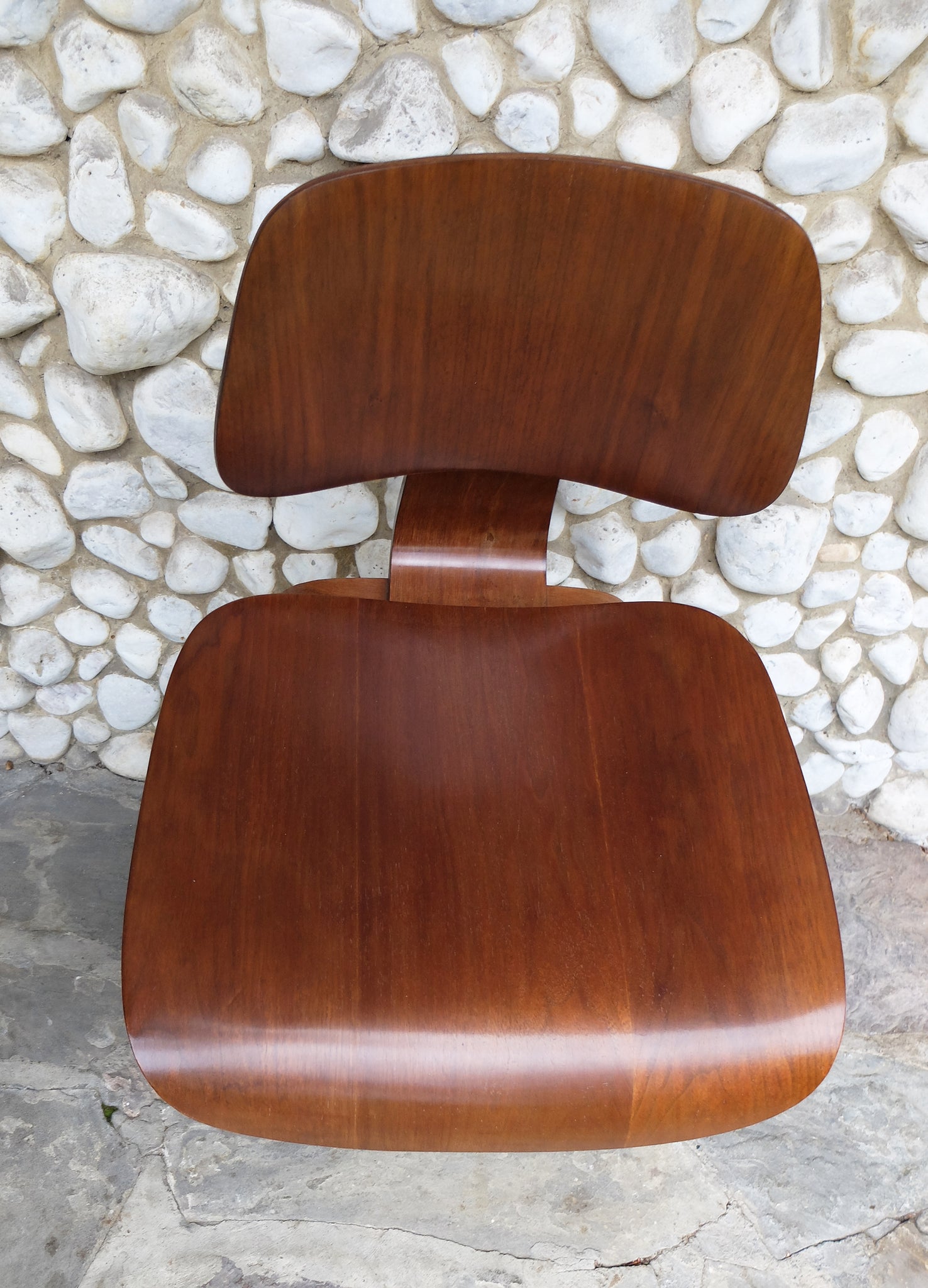 Walnut DCW Chair by Charles & Ray Eames for Herman Miller, 1952