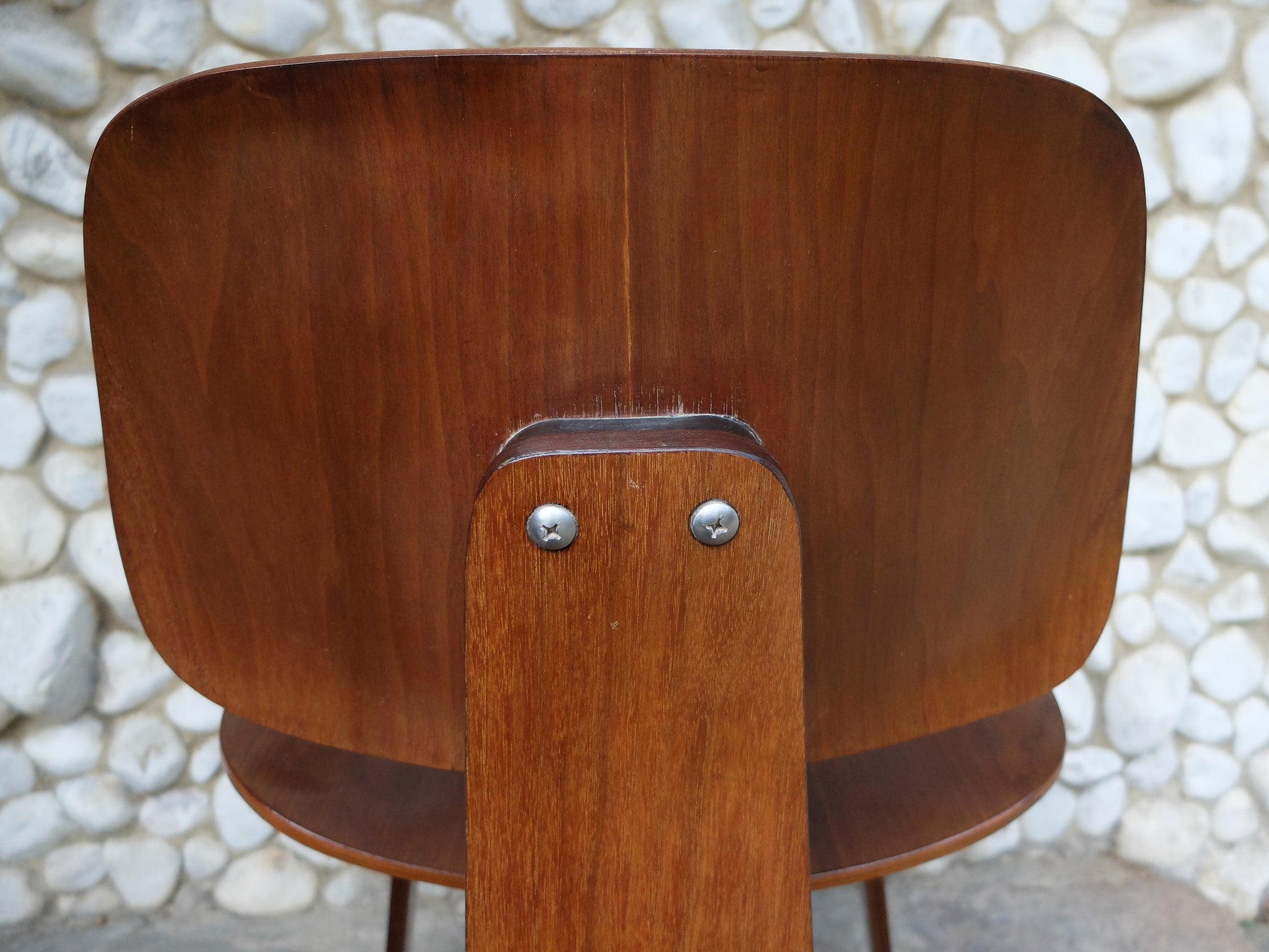 Walnut DCW Chair by Charles & Ray Eames for Herman Miller, 1952