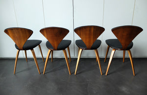 Plywood chairs by Norman Cherner for Plycraft, USA, set of 4 