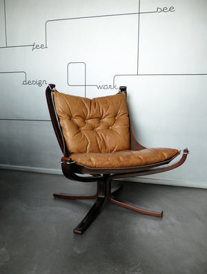 Scandinavian Falcon Chair by Sigurd Resell for Vatne Møbler, Norway 1970s