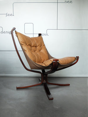 Scandinavian Falcon Chair by Sigurd Resell for Vatne Møbler, Norway 1970s