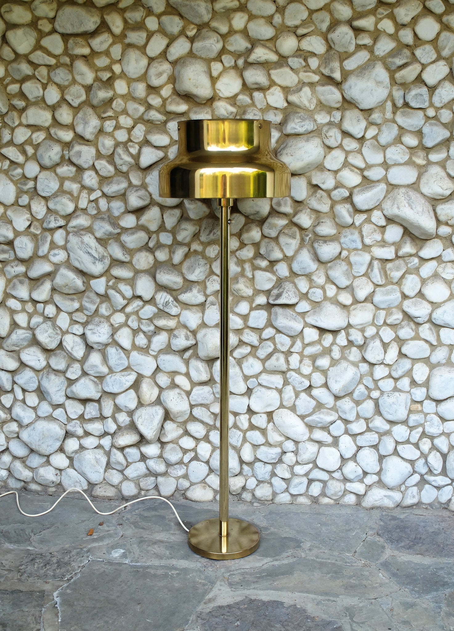 Bumling Brass Floor Lamp by Anders Pehrson for Ateljé Lyktan, Sweden, 1960s