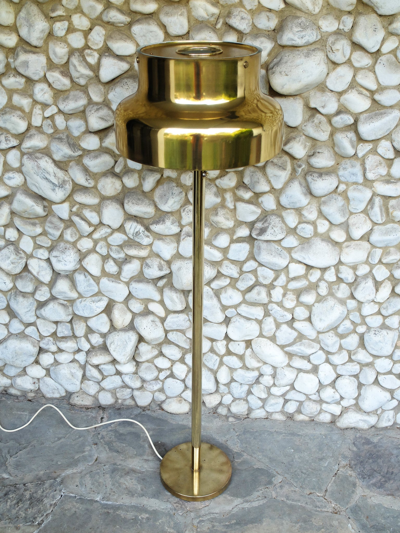 Bumling Brass Floor Lamp by Anders Pehrson for Ateljé Lyktan, Sweden, 1960s