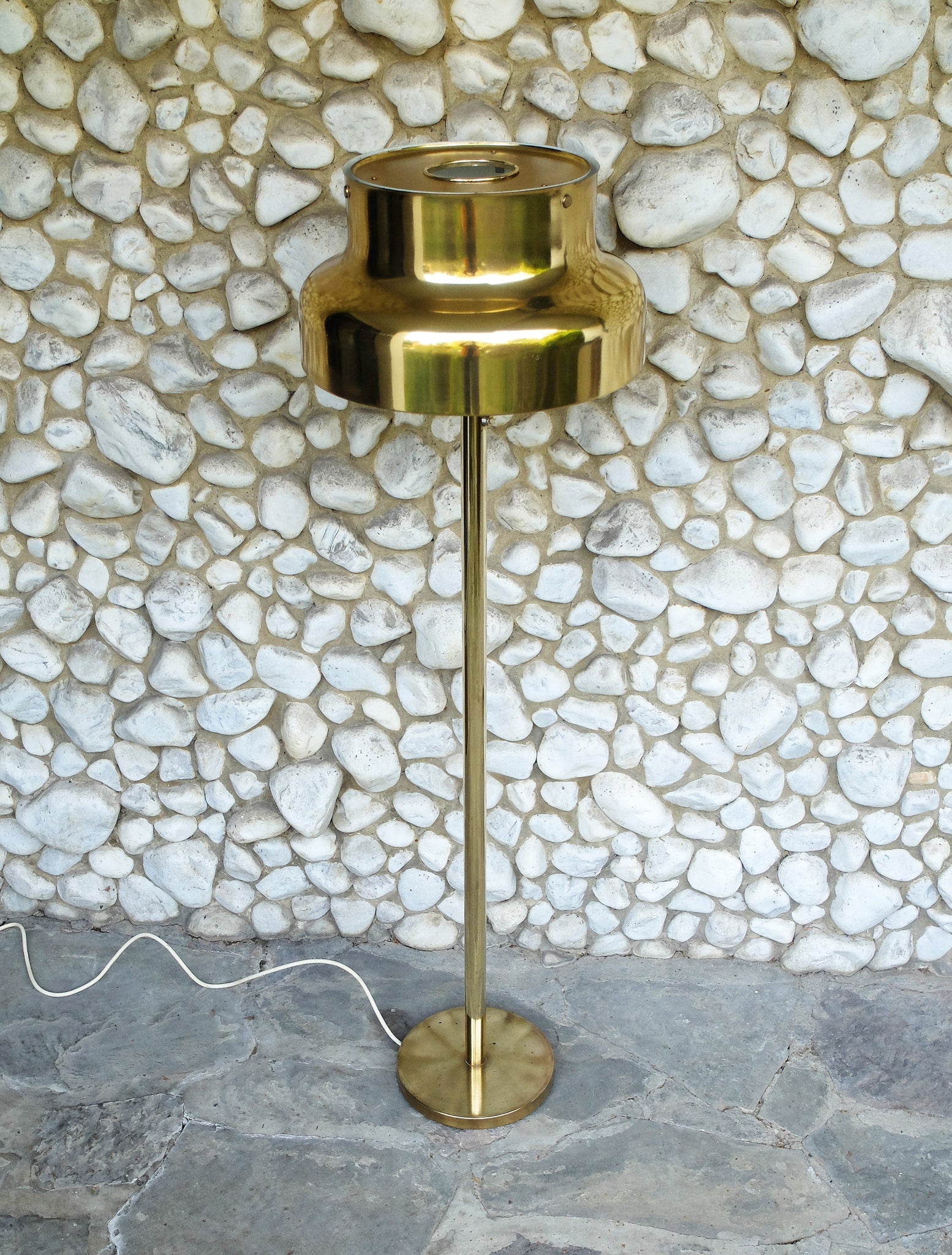 Bumling Brass Floor Lamp by Anders Pehrson for Ateljé Lyktan, Sweden, 1960s