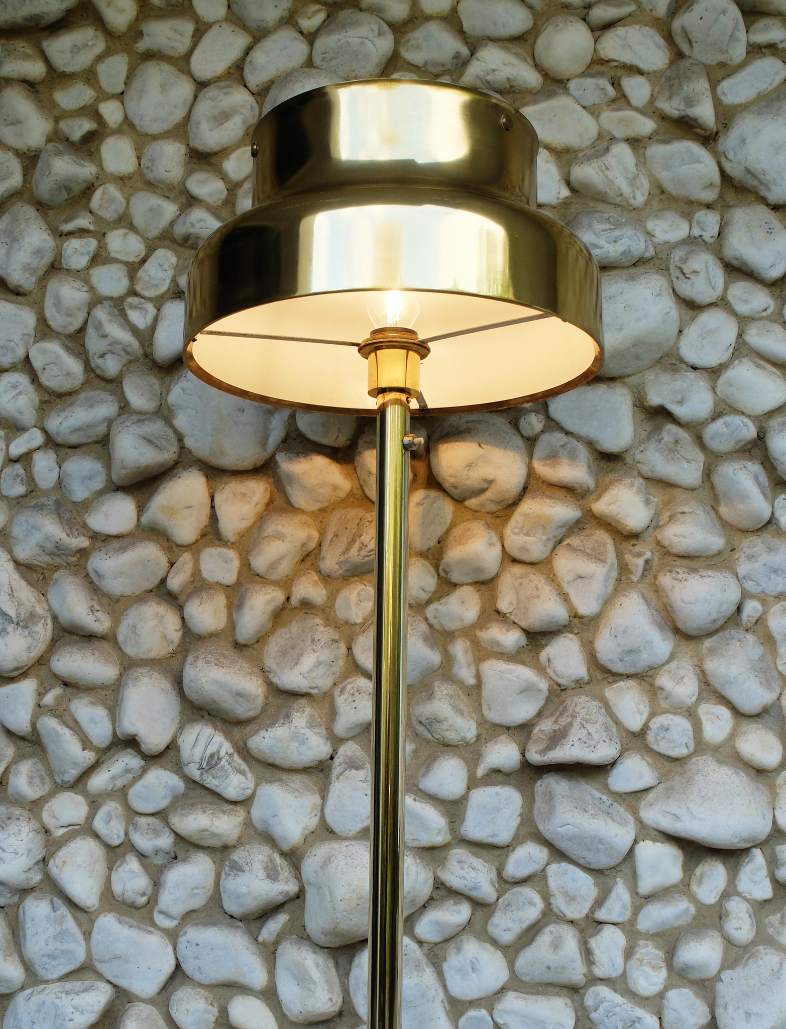 Bumling Brass Floor Lamp by Anders Pehrson for Ateljé Lyktan, Sweden, 1960s