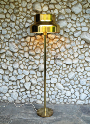 Bumling Brass Floor Lamp by Anders Pehrson for Ateljé Lyktan, Sweden, 1960s