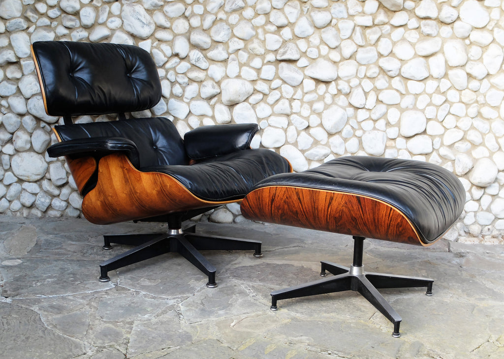 Herman Miller Lounge chair 670 & ottoman 671 designed by Charles& Ray Eames