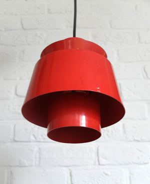 Danish Pendant Lamps by Jørn Utzon for Nordisk Solar, 1960s, Set of 2