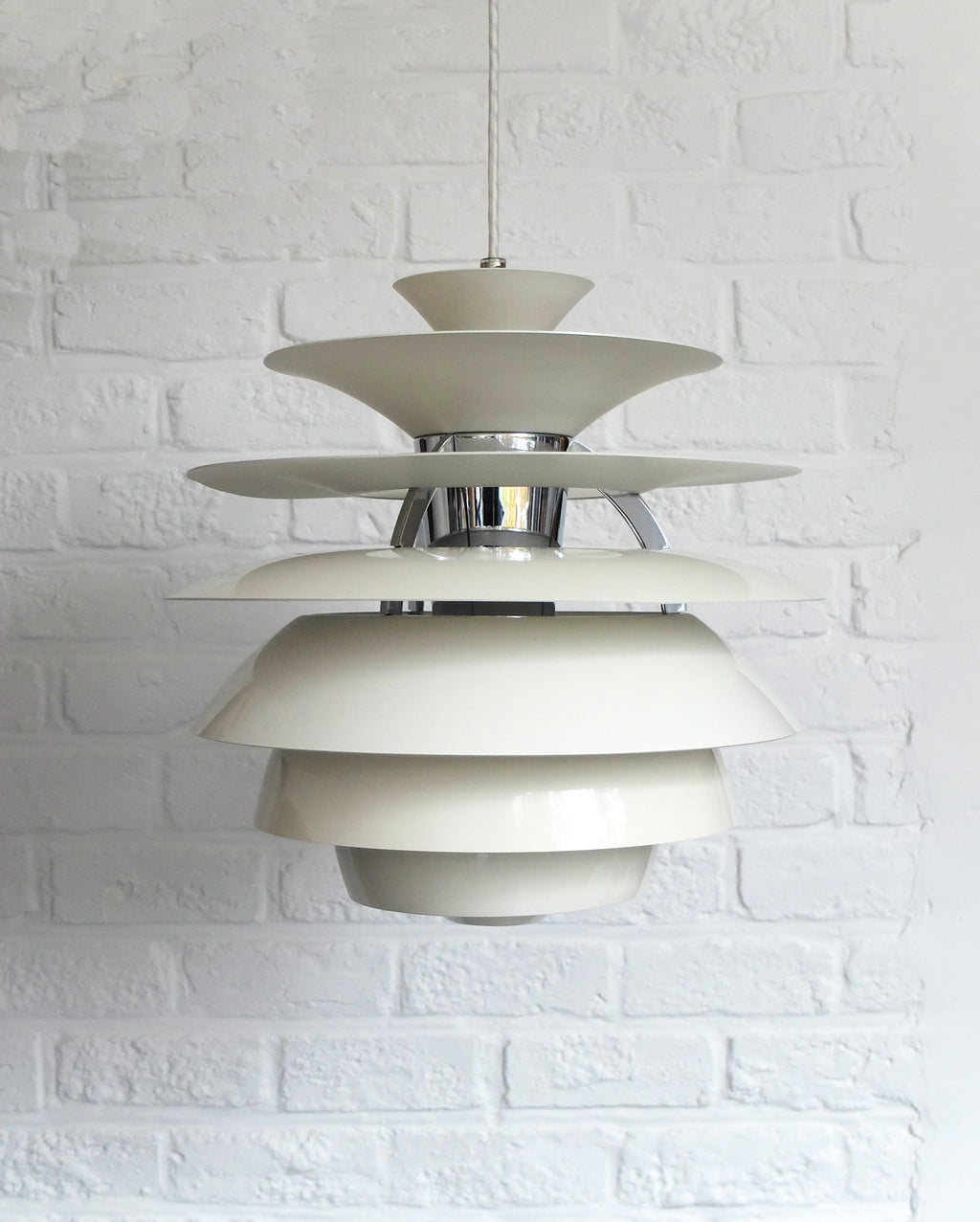 Snowball Pendant Lamp by Poul Henningsen for Louis Poulsen, 1980s