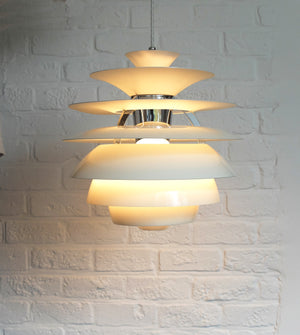 Snowball Pendant Lamp by Poul Henningsen for Louis Poulsen, 1980s