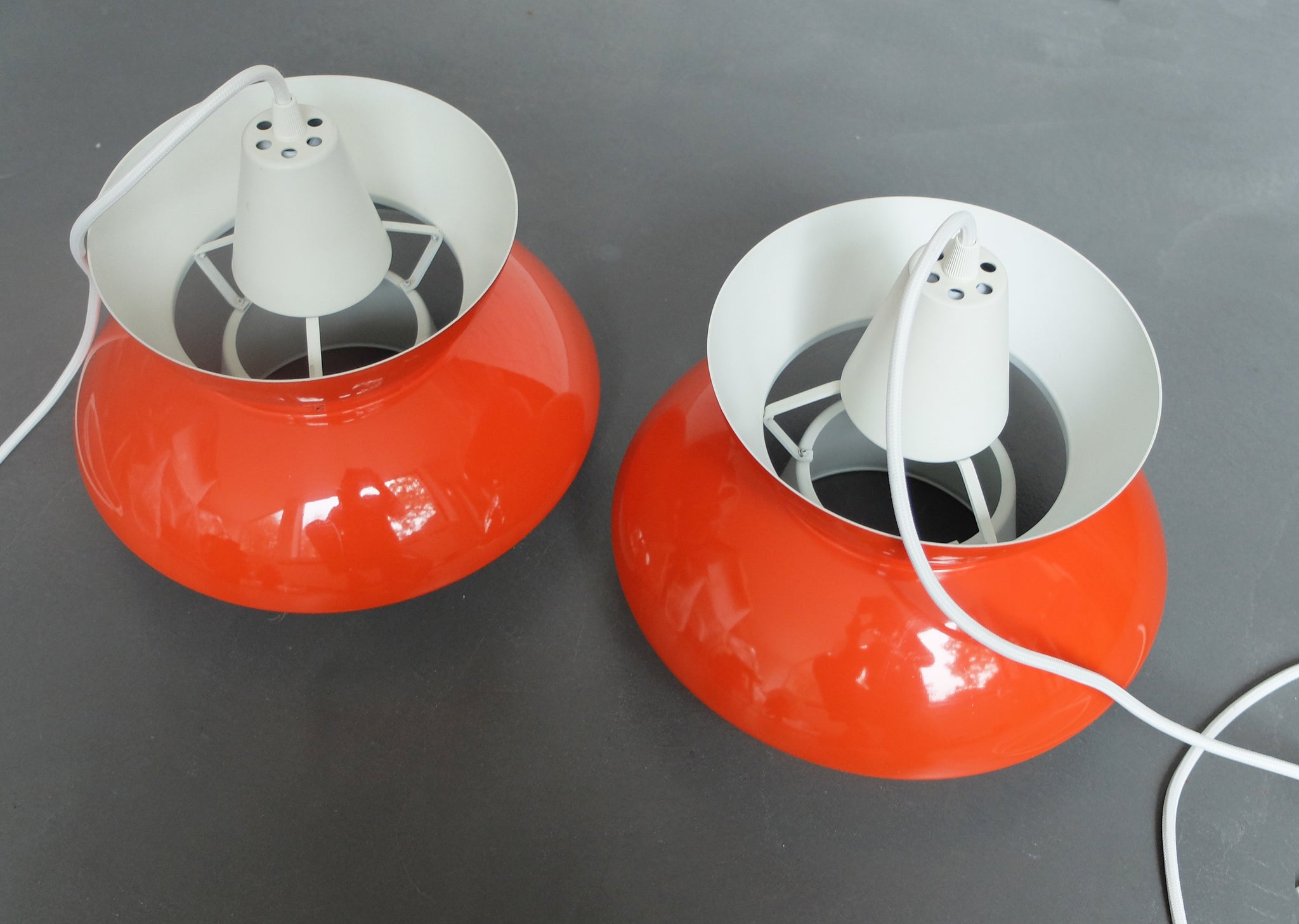 Søværns Pendant Lamps by Jørn Utzon for Louis Poulsen, 1970s, Set of 2