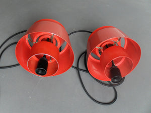 Danish Pendant Lamps by Jørn Utzon for Nordisk Solar, 1960s, Set of 2