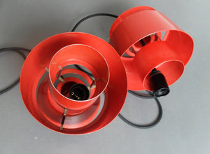 Danish Pendant Lamps by Jørn Utzon for Nordisk Solar, 1960s, Set of 2