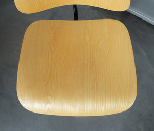 DCM Dining Chair Metal in Ash by Charles and Ray Eames for Herman Miller, 1950s