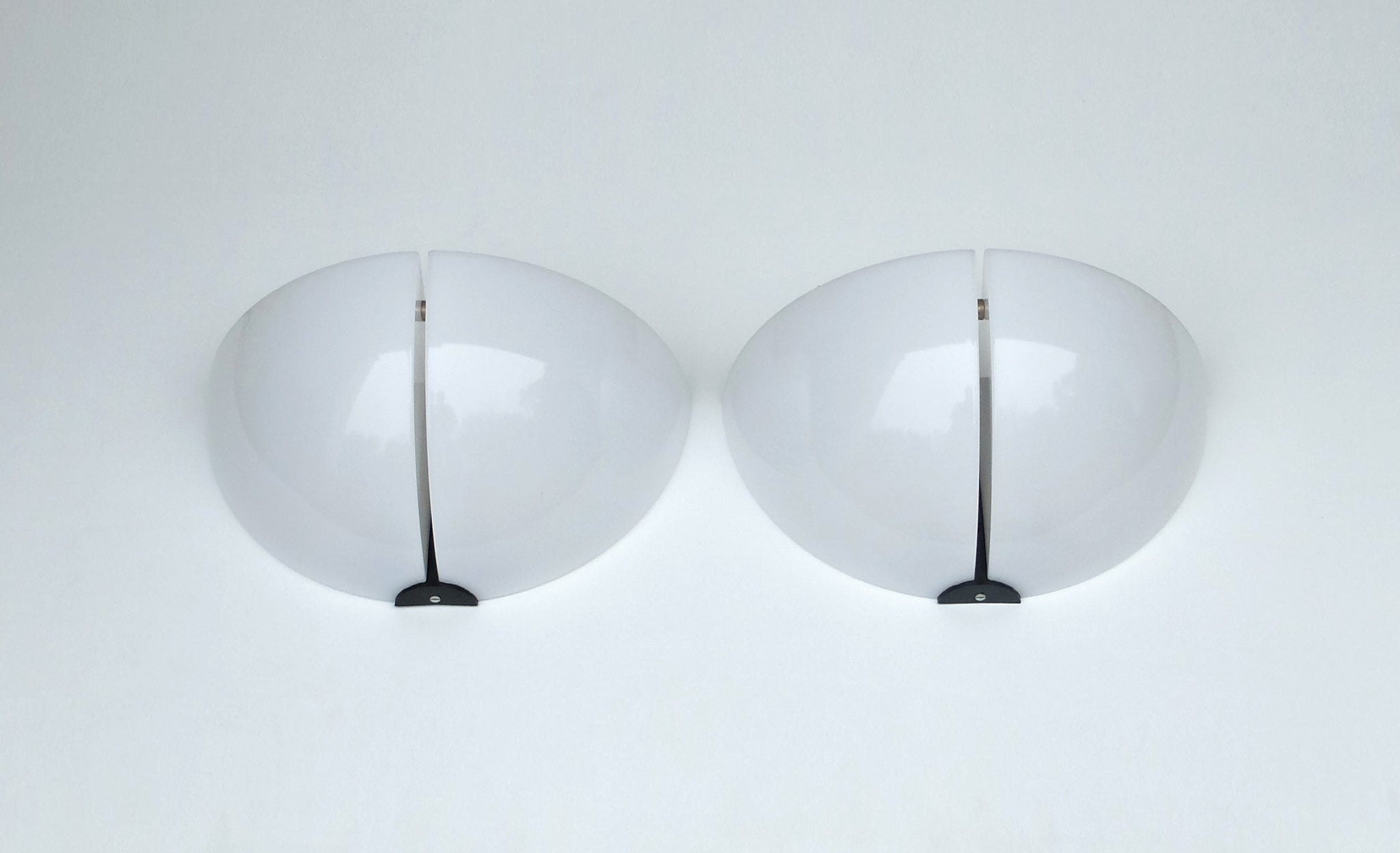 Stilnovo Wall-Lights Spicchio by Danilo Aroldi & Corrado Aroldi 1970s, New Old Stock, set of two